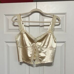 NWT Forever 21 split front top